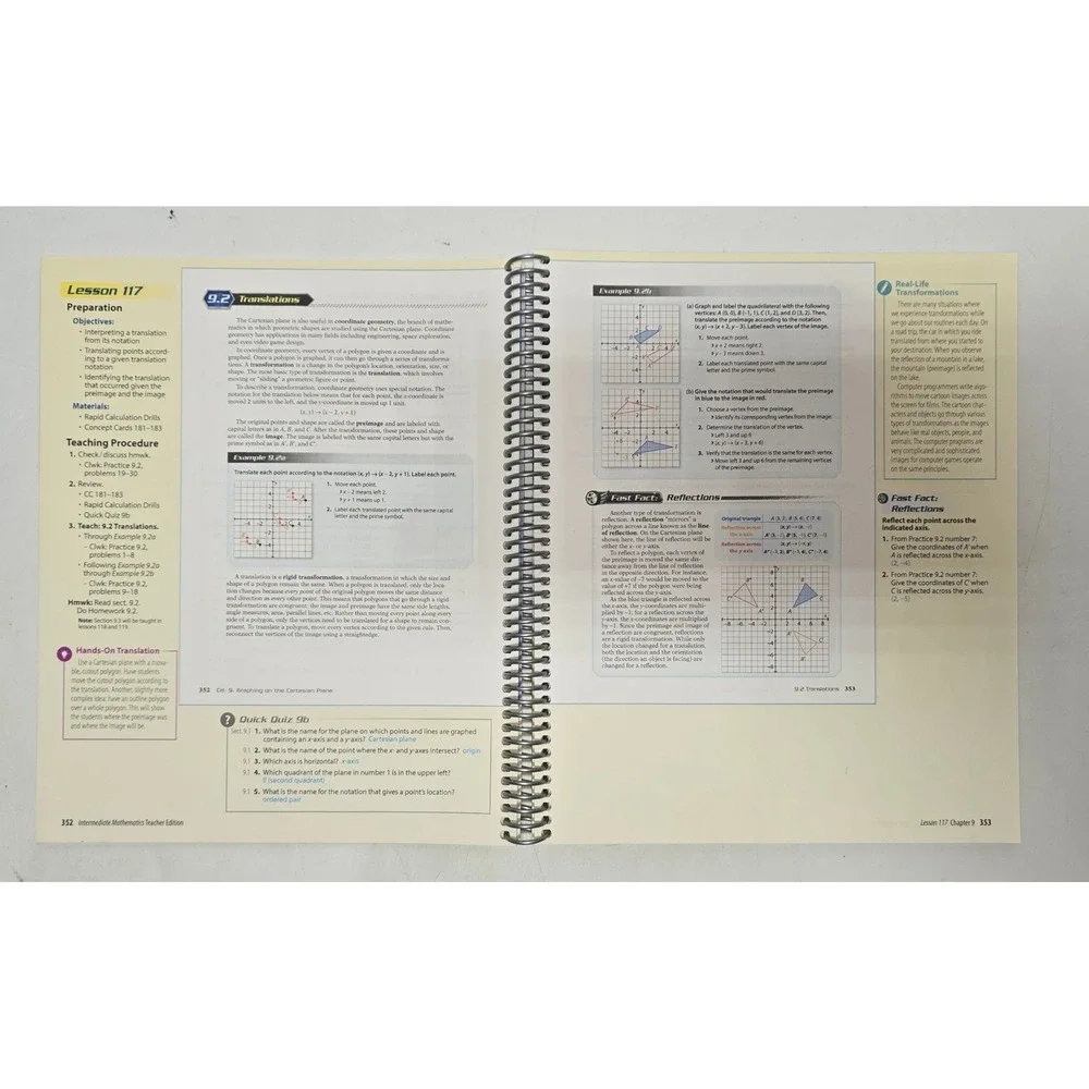 Abeka Intermediate Mathematics Teacher Edition Volume 2 Work-text Spiral Bound